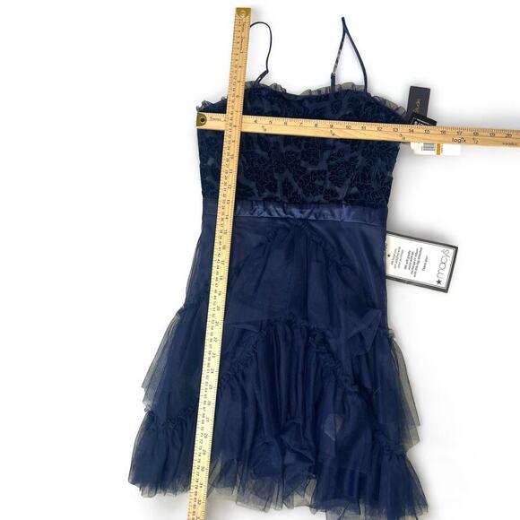 NWT City Studio Tulle Dress Juniors 12–16 Party Prom Sweetheart Wedding Guest - Picture 3 of 7